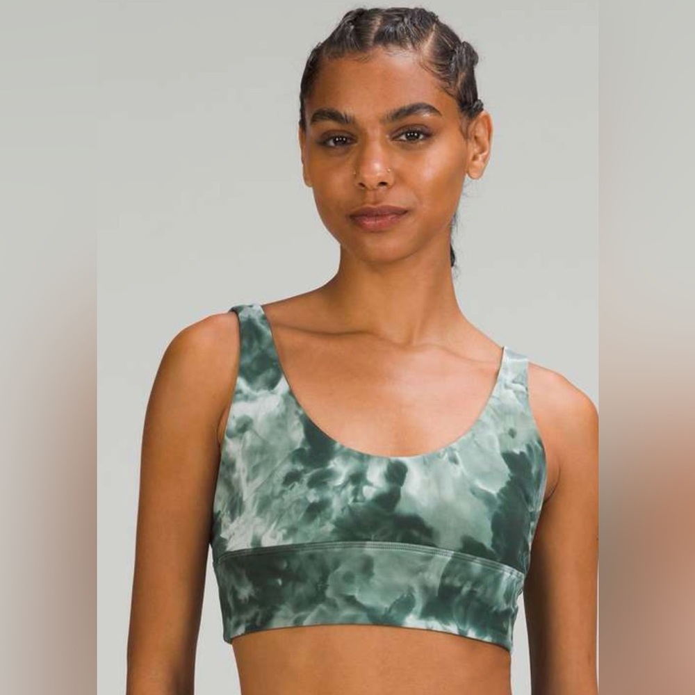 lululemon Align™ Reversible Bra Light Support, Diamond Dye Spruce, Size 4